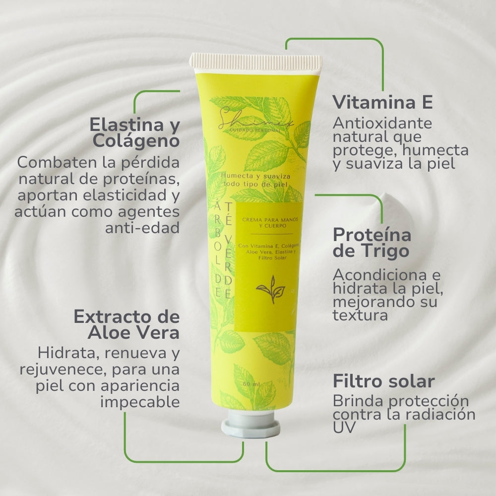 CREMA HUMECTANTE ARBOL DE TÉ VERDE