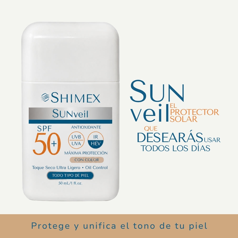 SUNveil Protector Solar Mineral SPF 50+ Con Color