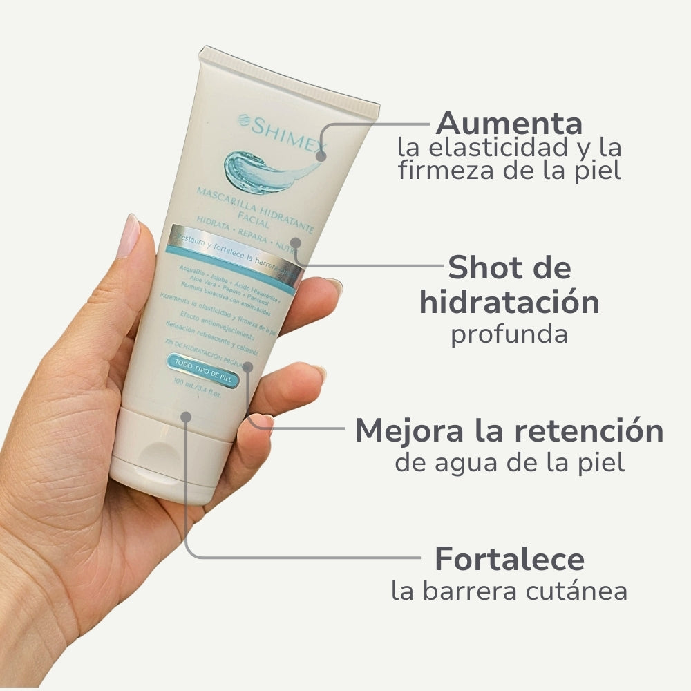 MASCARILLA HIDRATANTE FACIAL + SUPER SERUM NOCTURNO