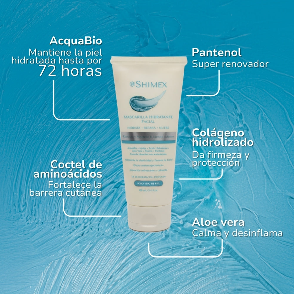 MASCARILLA HIDRATANTE FACIAL + SUPER SERUM NOCTURNO