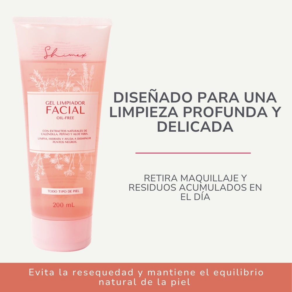 GEL LIMPIADOR FACIAL OIL-FREE X 200 ML