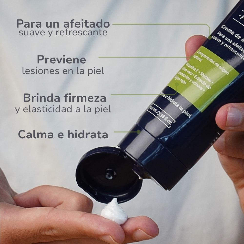 CREMA DE AFEITAR + LOCIÓN REPARADORA - AFTER SHAVE