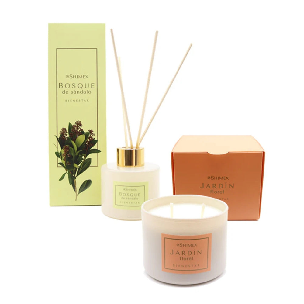 KIT VELA  AROMATICA X 150 GR + DIFUSOR  DE AROMA X 100 ML